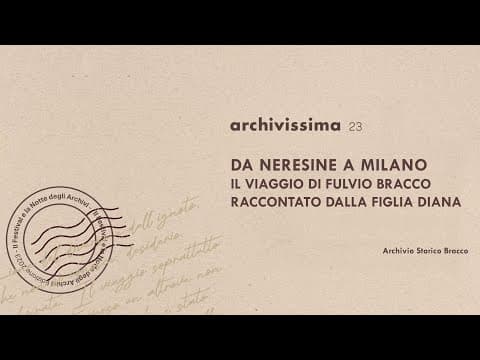 Da Neresine a Milano: il viaggio di Fulvio Bracco raccontato dalla figlia Diana.