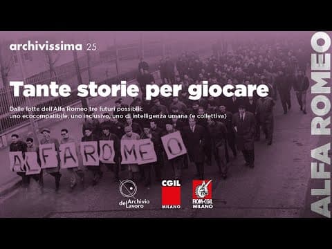 Tante storie per giocare. Dalle lotte dell'Alfa Romeo tre futuri possibili.