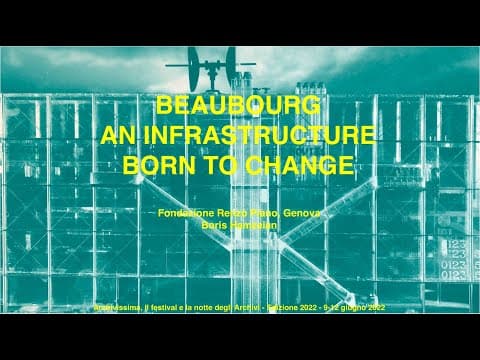 Beaubourg an infrastructure born to change