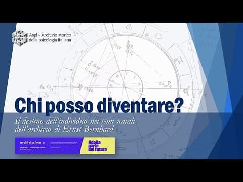 CHI POSSO DIVENTARE? Il destino dell’individuo nei temi natali dell’archivio di Ernst Bernhard