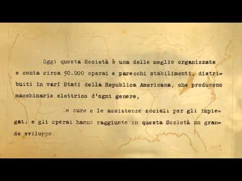 Relazione di Agostino Rocca sul viaggio negli Stati Uniti d'America, 1926